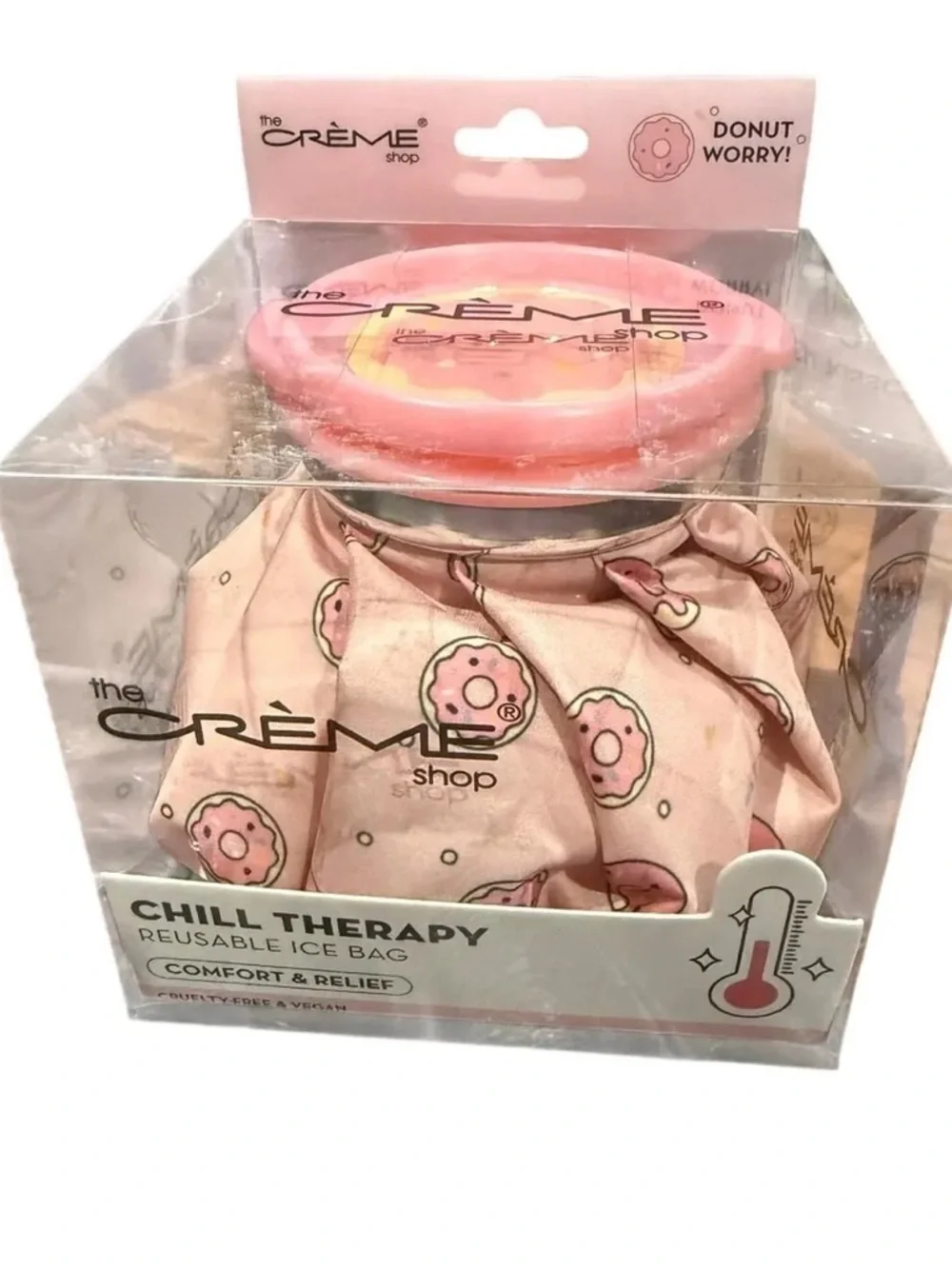 🔥 2/20: The Crème Shop Donut Worry Chill Therapy Reusable Ice Bag